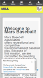 Mobile Screenshot of marsbaseball.com
